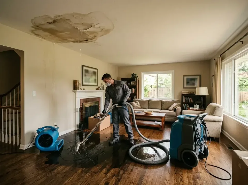attic-pipe-burst-ceiling-drip-008 — frequently asked questions, Water Damage Restoration & Carpet Care in Mystic, CT